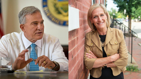 Allegheny County DA Candidates Stephen Zappala (left) and Lisa Middleman (right)