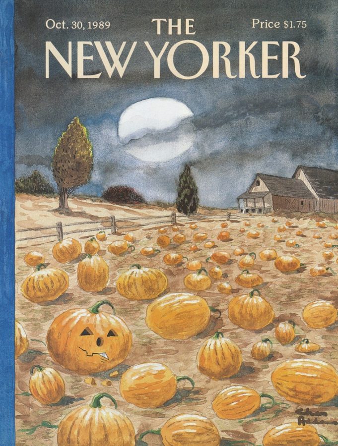 Old Cover of New Yorker Magazine 1989