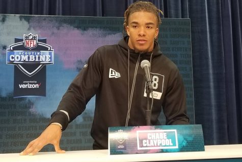 Chase Claypool at the 2020 NFL Combine - Photo by The Abbotsford News
