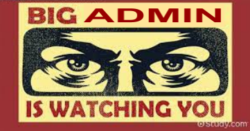 This image is displayed all over the school, reminding you that BIG ADMIN IS WATCHING YOU.