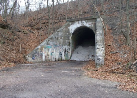 Green Man Tunnel is one of many Pittsburgh sites surrounded by tall tales.