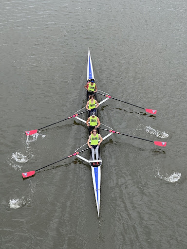 Three Rivers Rowing HOTO bronze medal winning U17 4+; (Top to Bottom) Dillon Javid (Allderdice), Simon Grove (Allderdice), 
