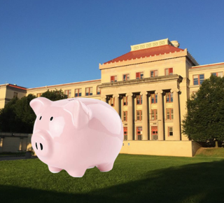 “Purchase a ten-foot tall, traveling Piggy Bank to hold the money, and visit each school to teach kids the importance of saving.” - Health Teacher