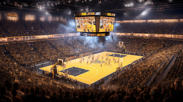 AI-Generated Pittsburgh NBA stadium in full use | Midjourney